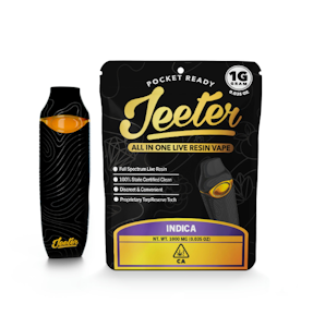 JEETER - Jeeter - 1g Live Resin AIO - Prevention