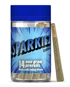 SPARKIEZ - Bubba Kush | 14g | 14 Pack Pre Rolls | Sparkiez