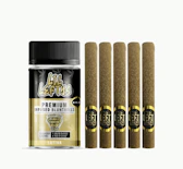 Banana Creme -Sativa- 45.9% THC | 6.5g 5pk (Infused Mini-Blunts) | Left Coast   -LL6