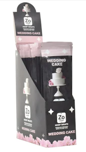 MJ WHOLESALE - Zooted Flavored Hemp Wraps 2pk - Wedding Cake