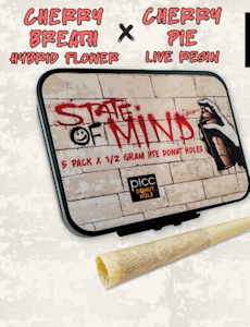 Picc - Picc - Live Resin Infused - Cherry Breath x Cherry Pie - .5g Preroll - 5pk