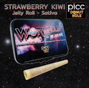 Picc - Live Resin Infused - Strawberry Kiwi Jelly Roll - .5g Preroll - 5pk