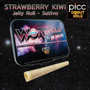 Picc - Picc - Live Resin Infused - Strawberry Kiwi Jelly Roll - .5g Preroll - 5pk