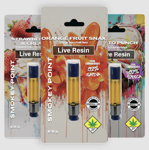 Smokey Point - Smokey Point Cartridge | Grape Stomper | DOH | 1g Live Resin