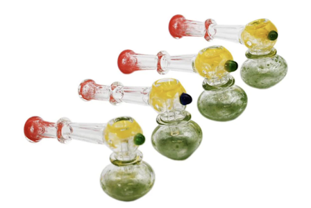 MJ WHOLESALE - 4" Rasta Hammer Water Bubbler