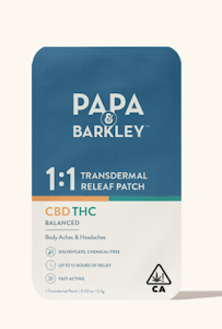 PAPA & BARKLEY - 1:1 | CBD / THC | Patch | Papa Barkley