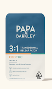 3:1 | CBD/THC | Patch | Papa Barkley
