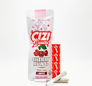 CIZI - CIZI - CHERRY RUNTZ - (2) .75 INFUSED PRE-ROLLS 1.5g