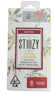 STIIIZY - Strawberry Milkshake - Live Resin Liquid Diamonds - POD - 1g