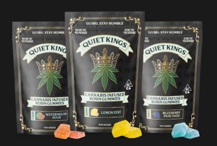 Quiet Kings - Watermelon Sour - 100mg Rosin Infused Gummies (Quiet Kings)