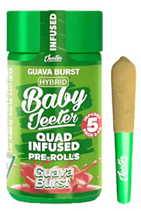 JEETER - Jeeter - Baby Jeeter - Guava Burst - Infused Preroll - 5pk - 2.5G
