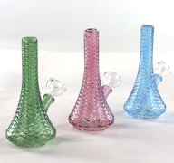 SirEEL 5.5" Vintage Diamond Glassware Beaker Bong and Flower Bowl