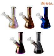 SirEEL 6.5" Electroplated Beaker Bong with Flower Bowl