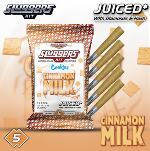 Sluggers - Sluggers Infused 5pk Prerolls 3.5g Cinnamon Milk