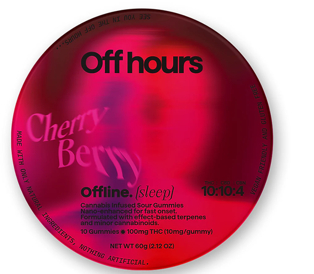 Off Hours - Cherry Berry (Offline Sleep) Gummies - 100MG (10 Pack) Main Image