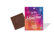 Milk Chocolate High Dose THC HYBRID -GRON MINI BAR - 100mg