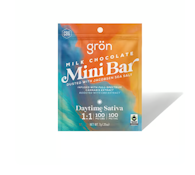 Grön THC Milk Chocolate High Dose Mini Bar Daytime Sativa - 100mg