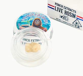 Punch Edibles & Extracts - PUNCH .2G Glowz TIER 1 Fresh Press Live Rosin