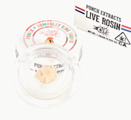 PUNCH 1G Raspberry Zherbert TIER 3 Cold Cure Rosin Badder