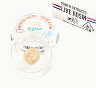PUNCH 1G Lychee Stripes TIER 4 Cold Cure Rosin Badder