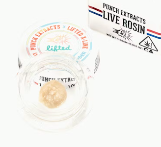 PUNCH EDIBLES & EXTRACTS - PUNCH 1G Lychee Stripes TIER 4 Cold Cure Rosin Badder