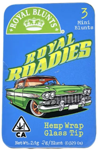 ROYAL BLUNTS - Royal Blunts x Royal Roadies - Orange Guava - Mini Blunts - 3pk - 2.1G