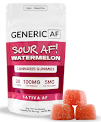 Sour Watermelon - 100MG Gummies