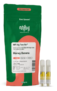 MFNY - 2 Pack .5G (1G) - Honey Banana Live Resin 510 Cartridge Vapes