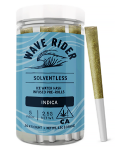 Wave Rider - Gello Shotz - Multi Ice Water Hash Infused Prerolls - 5pk - 2.5g