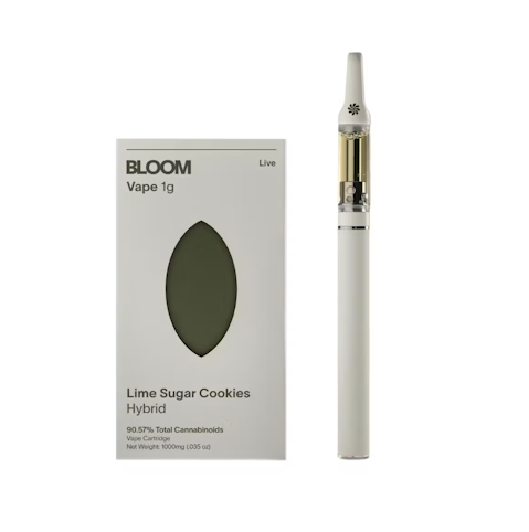 BLOOM - Lime Sugar Cookies -Hybrid- 83.42% THC | 1g Live Resin (Vape Pen) | Bloom    -xxx11 middle1