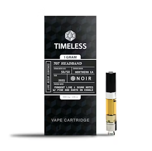 NOIR - 707 Headband 1g Live Resin Vape Cartridge