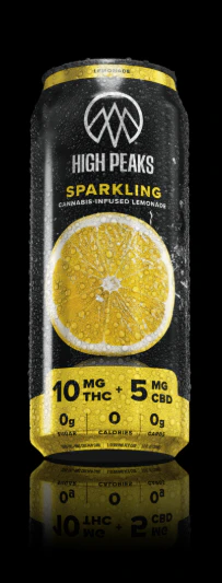 High Peaks - High Peaks - Sparkling Lemonade - 10mg THC 5mg CBD Main Image