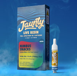JAUNTY - Jaunty - Nimbus Snacks "COMBO PACK" - 1g Live Resin AIO