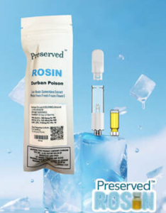 Preserved NY - Durban Poison - 0.5G Live Rosin 510 Cart