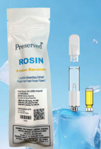 Preserved NY - Frozen Bananas - 0.5G Live Rosin Vape