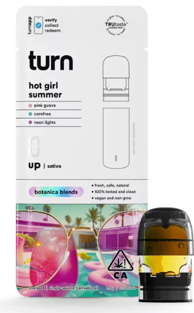 turn - Hot Girl Summer - 1G Botanical Blends Pod Main Image