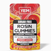 YEM | Sugar Free | Strawberry Lemonade x Tropicana Cherry | 10pk 100mg Rosin Gummies