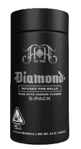 HEAVY HITTERS - [Heavy Hitters] Diamond Infused Preroll 5 Pack - 2.5g -  Kosher Kush (I)