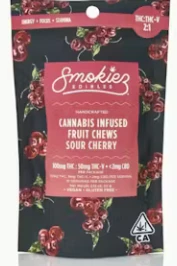 Smokiez Edibles - Smokiez - Edibles - THCV 2:1 Sour Cherry -100MG Main Image