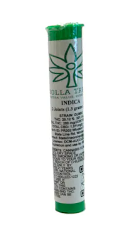 Dolla Treez | Preroll | Gumbo | 2-pack 1.3g