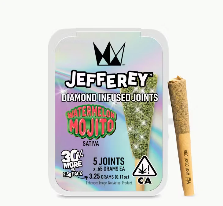 West Coast Cure - WEST COAST CURE: Colombian Gold Jefferey Infused .65g PreRoll 5pk/3.25g (S) Main Image