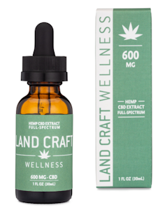LAND CRAFT WELLNESS - LAND CRAFT WELLNESS - Full-Spectrum CBD Tincture - 600mg CBD