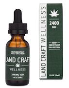 LAND CRAFT WELLNESS - Full Spectrum CBD Tincure - 2400mg CBD
