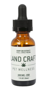 LAND CRAFT WELLNESS - LAND CRAFT WELLNESS - Pet Wellness Full Spectrum CBD Tincture - 600mg CBD