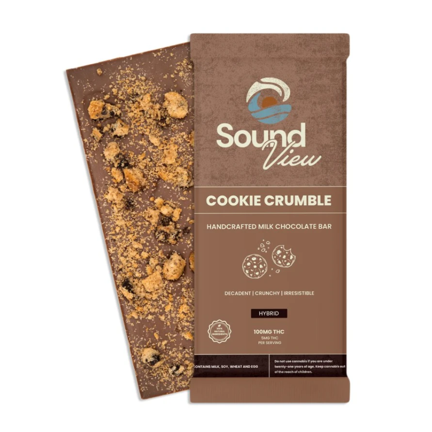 SoundView - SoundView Cookie Crumble Milk Chocolate Bar 00171 Main Image