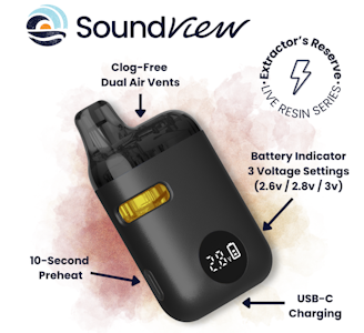 SOUNDVIEW - SoundView Purple Punch Live Resin Disposable Vape (1g) I 00187