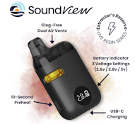 SoundView Cranberry Crush 1g AIO Live Resin Series H 00174