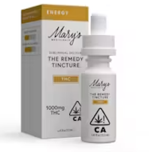 MARY'S MEDICINALS - Marys Medicinal - Tincture - The Remedy THC Energy - 1000MG