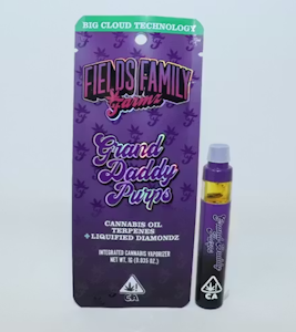 FIELDS FAMILY FARMZ - Grand Daddy Purps - 1g Liquified Diamondz All-In-One (Fields Family)