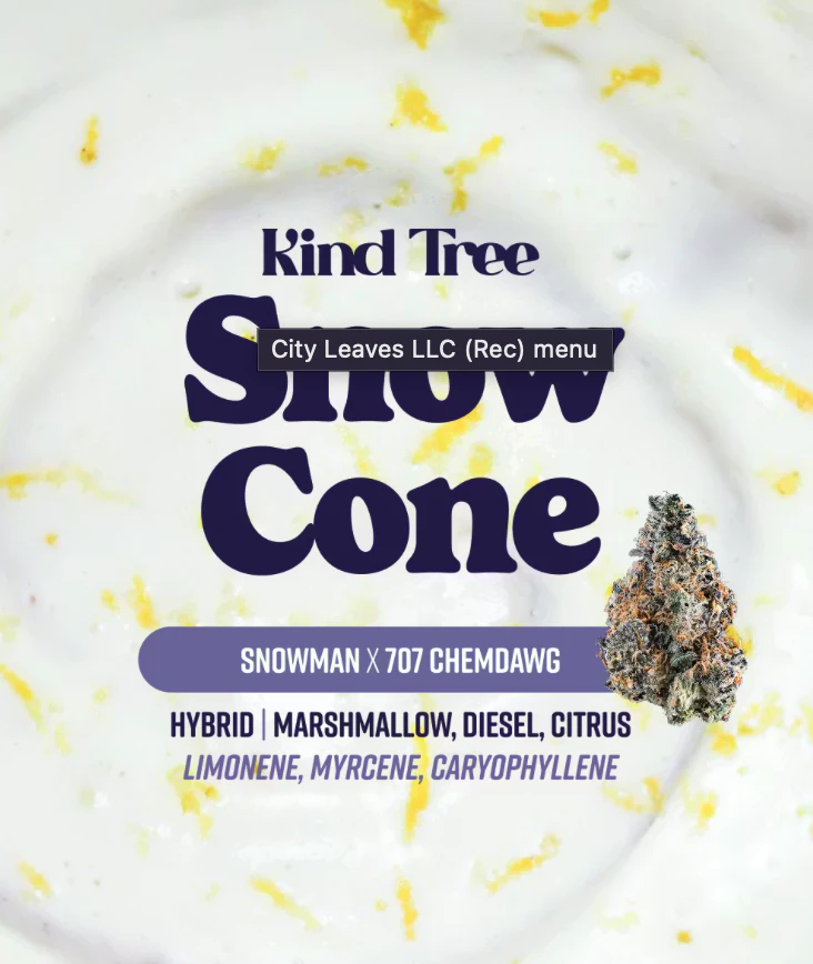 Kind Tree - Kind Tree 3.5g Snow Cone Main Image